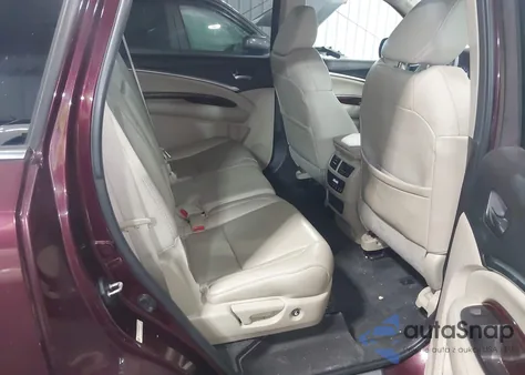 2015 Acura Mdx из США, поврежденный, VIN 5FRYD4H27FB009954